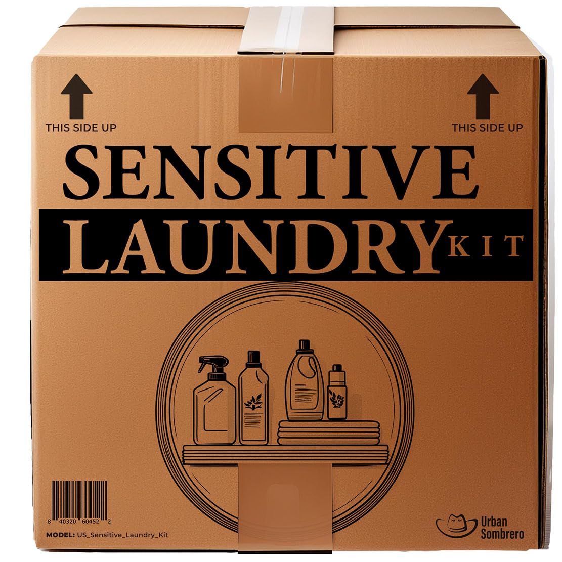 Urban Sombrero Kits - Sensitive Laundry Kit - Essential Laundry Care Products Designed for Sensitive Skin and Delicate Fabrics