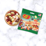 Holiday Favorites Assorted Flavor Jelly Beans, Egg Nog, Hot Chocolate, Cranberry Sauce, Candy Cane and Pumpkin Pie, Shareable Bagged Candies