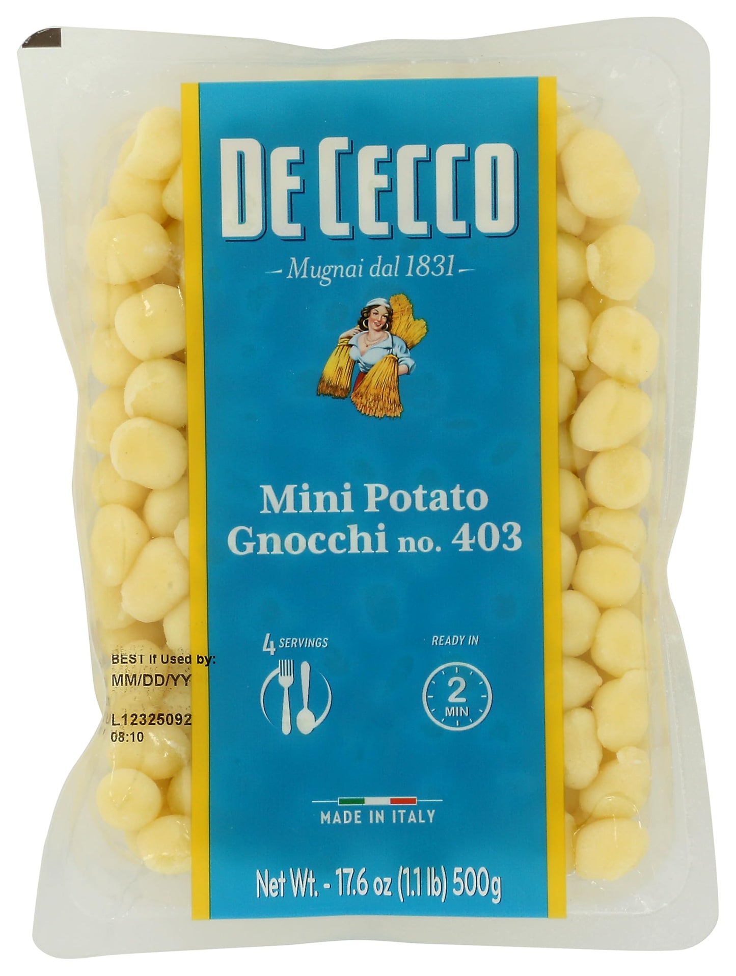 De Cecco Pasta Mini Potato Gnocchi, 17.6 OZ