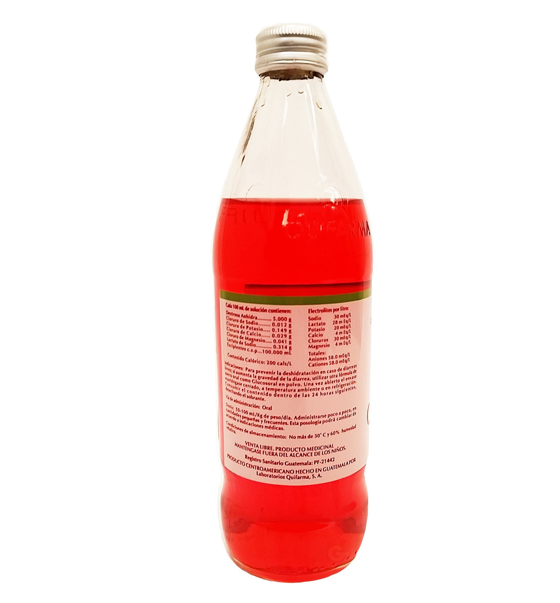 Glucosoral Cherry Energy Drink 12 oz - Cereza (Pack of 18)