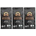 Alex's Low Acid Organic Coffee 12oz Bag - Fresh Ground French Roast (Pack of 3)