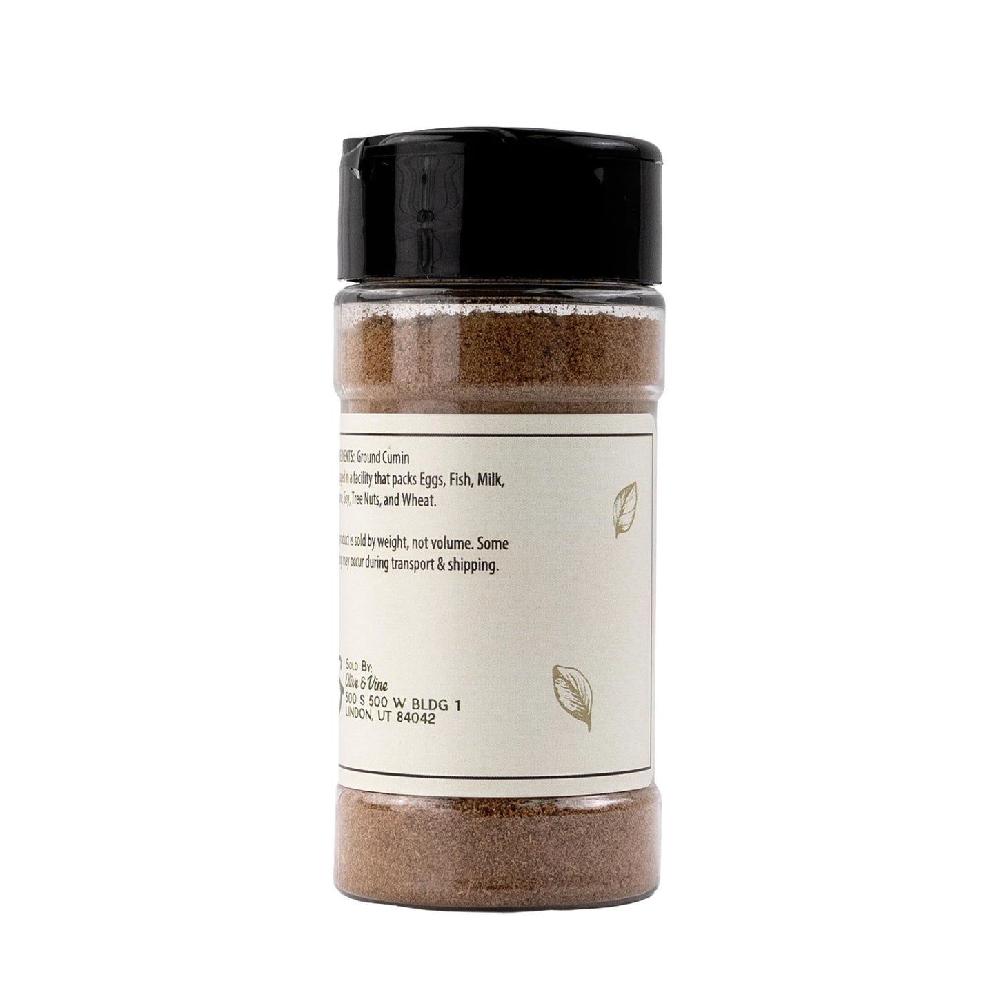 Olive & Vine Ground Cumin, Warm & Earthy Flavor, For Curries & Stews (2 Ounce)