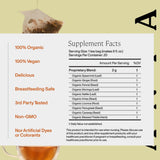 ANYA Herbal Lactation tea, 20 bags - Ginger, Moringa, Fenugreek, Toxicologist-approved, Breastfeeding Safe. Organic Essentials hydration