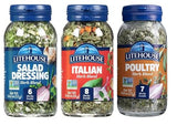 Litehouse Freeze-Dried Flavors Variety Herb Blend Pack, (Italian, Poultry, Salad Dressing Herb Blend,) - Organic Spice, Non-GMO, Gluten-Free - 3-Pack