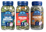 Litehouse Freeze-Dried Flavors Variety Herb Blend Pack, (Italian, Poultry, Salad Dressing Herb Blend,) - Organic Spice, Non-GMO, Gluten-Free - 3-Pack