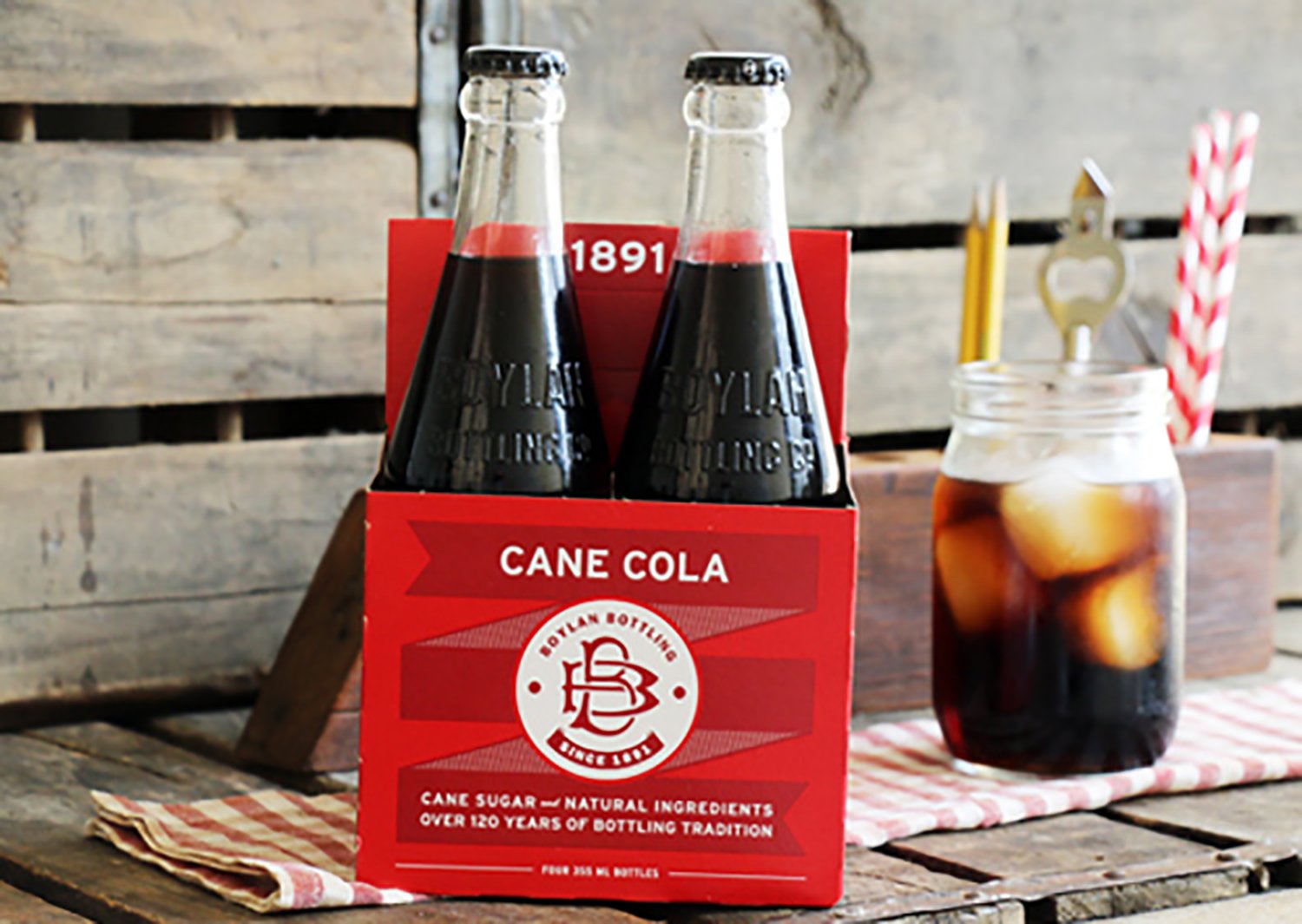 Boylan Soda, Cane Cola, 12 Fl Oz, 24 Count