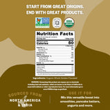 FGO Organic Whole Golden Flax Seeds, 1 Pound / 16oz Resealable Pouch, For Baking, Cooking & Smoothies, Sproutable, Grown in USA & Canada (Pack of 1)