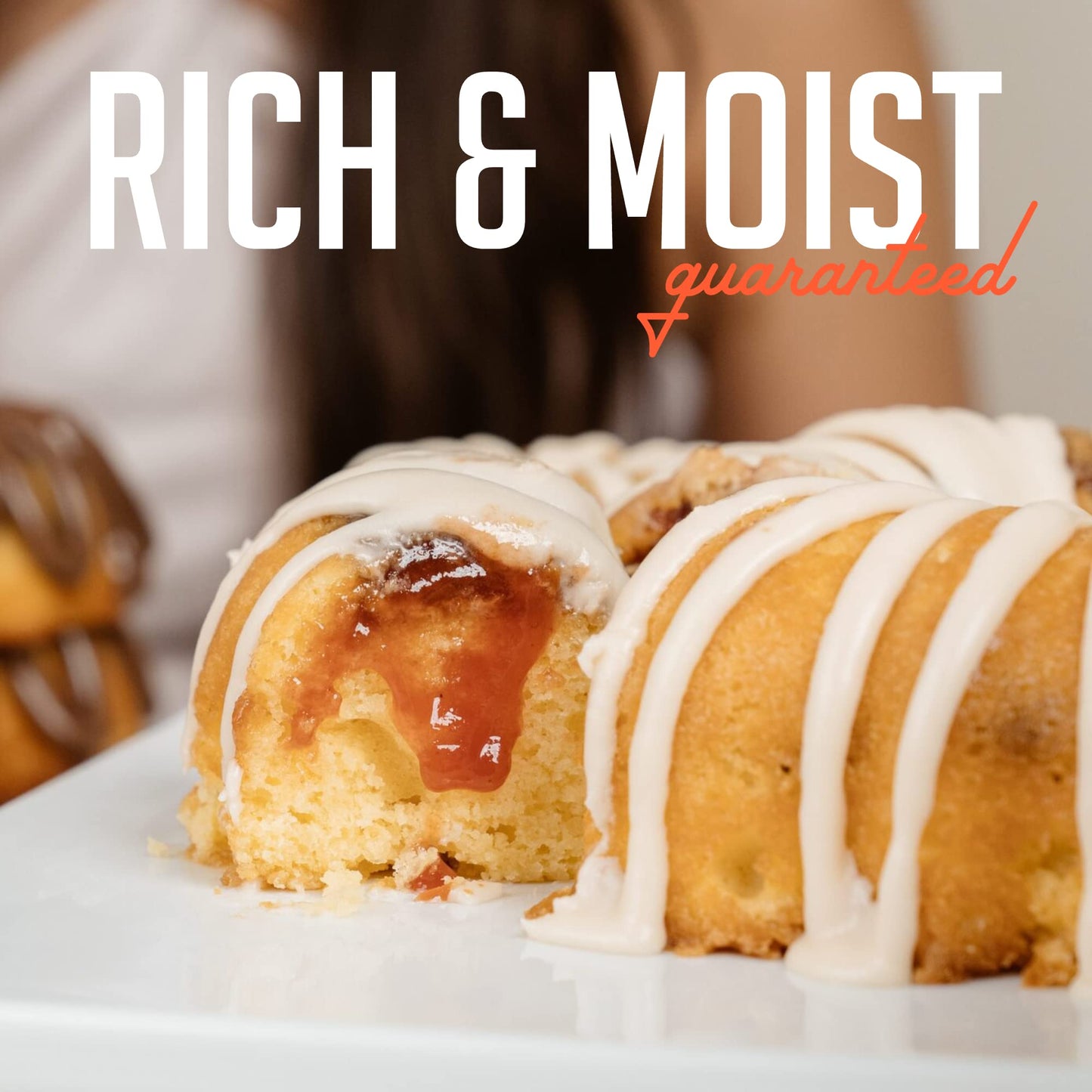 Mo's Bundt Cakes - Happy Birthday Cake, Fresh Guava Bundt Cake Delivered To Your Door - Birthday Gift For Men, Women, Dad, Mom, Husband, Wife, Boys
