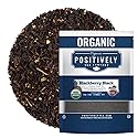 Organic Positively Tea Company, Blackberry Black Tea, Loose Leaf, 16 Ounce