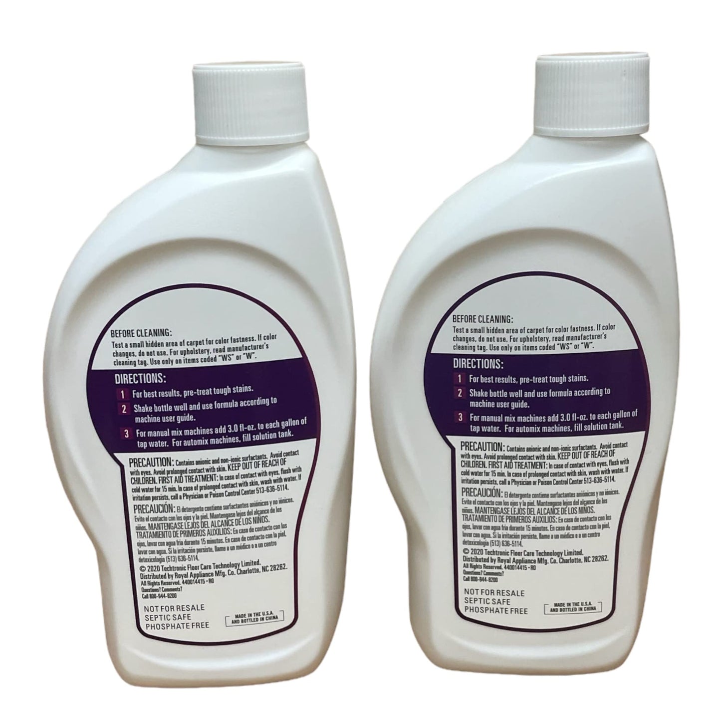 XCESS XPRESS Paws and Claws Deep Clean & Neutralize 2X Carpet Cleaning Formula 6oz (2)