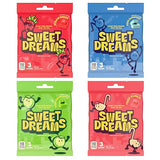 Sweet Dreams Center Filled Soft Chewy Candy Individually Wrapped, Gluten-Free Candies Party Size, Bulk Fruit Chews Candy for Kids - Fruit Punch