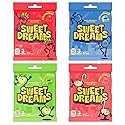 Sweet Dreams Center Filled Soft Chewy Candy Individually Wrapped, Gluten-Free Candies Party Size, Bulk Fruit Chews Candy for Kids - Fruit Punch