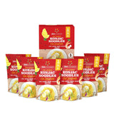 (Pack of 6) DIET COOKER Premium Konjac Noodles, Shirataki Noodle, Keto & Vegan Friendly, Odor Free, Low Calorie Pasta, Zero Net Carbs, Healthy Diet