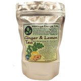Moringa Ginger Lemon Tea 28 tea bags (Keto, Detox, Paleo, Vitamin & Minerals Booster, Vegan, Gluten-Free, Non-GMO, Caffeine-Free)