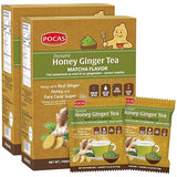 Pocas Honey Ginger Tea with Matcha 20 Packs
