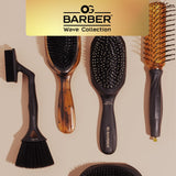 Olivia Garden Barber Fade Duster, Recycled ABS Handle, Professional Dust Removal for Clean Cuts
