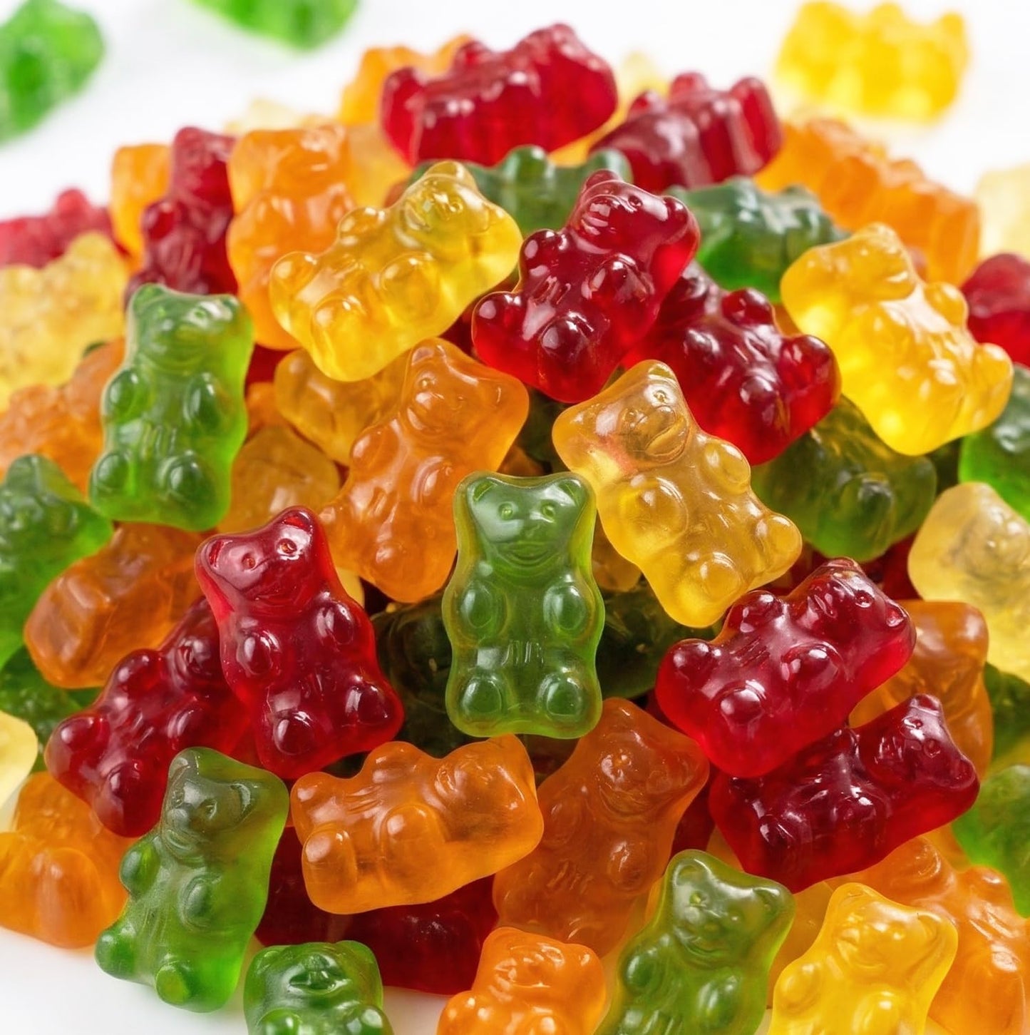 Ceres Gourmet Gummy Bears Bulk Candy 24 Pack (2.82 oz Each), Assorted Fruit Flavored Gummi Teddy Bear Soft Candies, Individually Wrapped Snack Packs