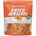 Nature's Eat Sun Dried Turkish Apricots - Dried Apricots Organic, Healthy Fruit Snacks for Adults & Kids - No Sugar Added - Gluten Free & Vegan