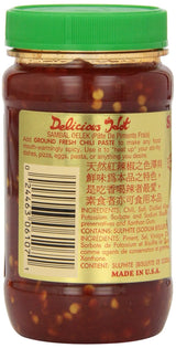 Huy Fong Sambal Oekel, 8-Ounce Jars (Pack of 24)