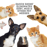 Quick Shine Hard Surface Pet Floor Cleaner 27 oz | Ready to Use, Removes Dirt, Streak Free, No Rinse | Hardwood, Laminate, Luxury Vinyl Plank LVT