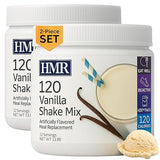 HMR 120 Shake Meal Replacement Powder | Vanilla Shake Mix to Support Healthy Weight Loss | 12g of Protein | Nutritional Drink | Low Calorie Food | 2