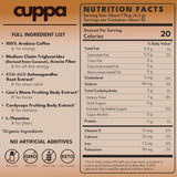 Cuppa Coffee - Great tasting medium roast with mushrooms, adaptogens & superfoods - Lion's Mane, Ashwagandha, Cordyceps, MCT, Prebiotic Fiber