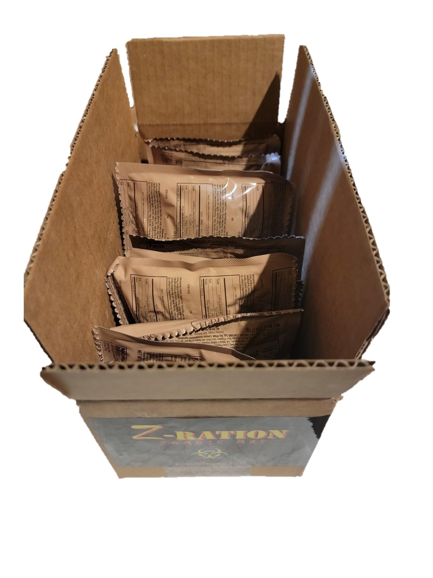 Z-Ration ALL MREs 12 pack MRE Desserts Fresh & Fast! (Applesauce Pound Cake)