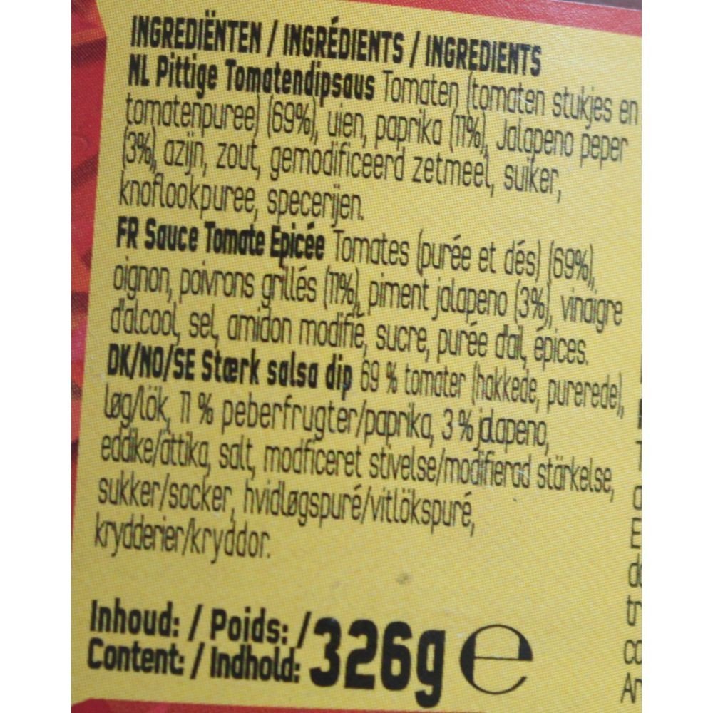 Walkers Doritos Hot Salsa Dip (326g)