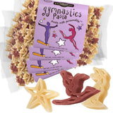 Pastabilities Fun Shaped Pasta for Kids - Gymnastics - Gymnast Sport Theme, Non-GMO Natural Wheat and Vegetable Pasta, All-Natural, Kosher Certified