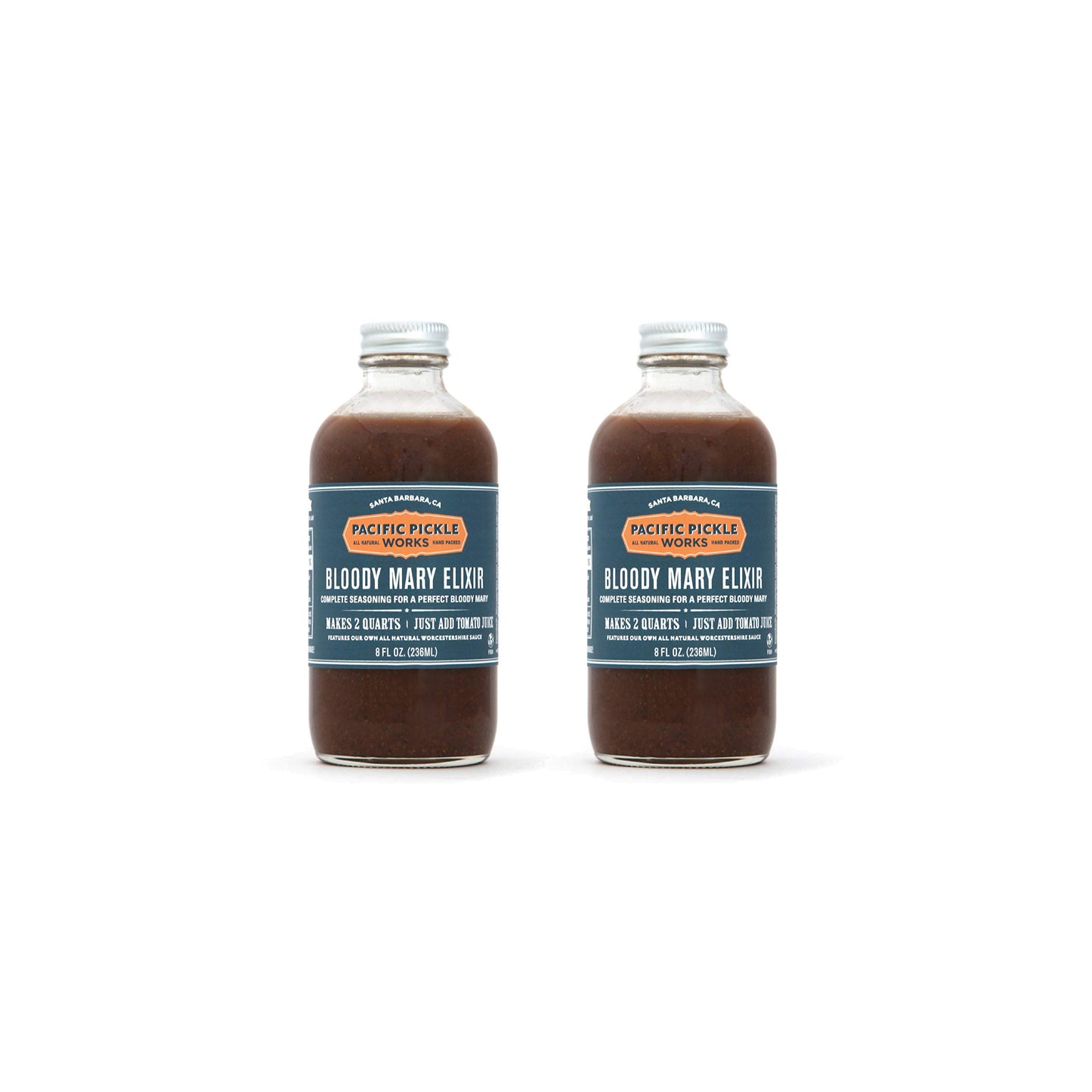 Bloody Mary Elixir (2-pack) - All natural Bloody Mary seasoning mixer 8oz