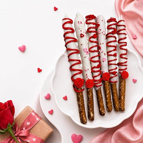 Sweet gift chocolate covered pretzel 12 Rods