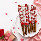 Sweet gift chocolate covered pretzel 12 Rods