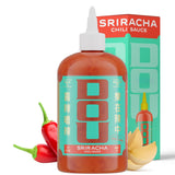 DOU by Uncle Chen Sriracha Hot Chili Sauce - Naturally Red, Fresh Jalapeño & Cayenne, 60-Year Family Recipe (1 Pack x 16oz)