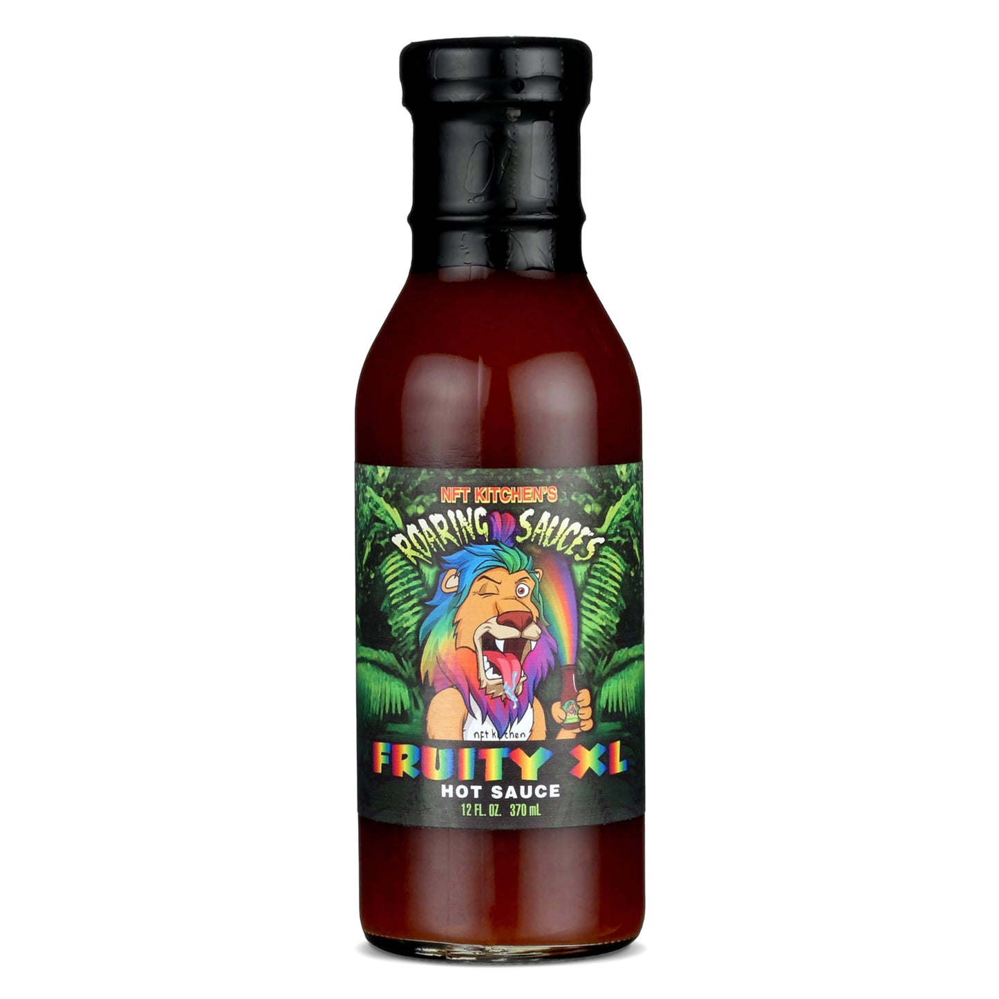 Roaring Sauces - Fruity Hot Sauce-Delicious Peach Sweet Heat Hot Sauce, Gluten Free, Nut Free, No High Fructose Corn Syrup, Multiple Sizes (12 OZ