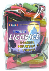 Fruity Finnish Licorice Bites - Total wt. 30(Oz), Include: 3 pck of Fruity Finnish Licorice Mix,