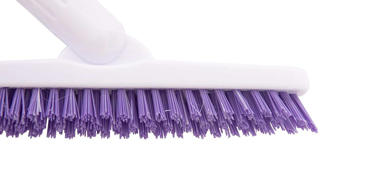 Fuller Brush E?Z Scrubber Replacement Head - 9" V?Trim Tile & Grout Brush Head Only, Compatible with Telescopic Handle (Sold Separately) - Deep Grime