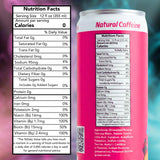 Party Dave's Zero Sugar Energy Drink, 12 Pack -120mg Natural Caffeine & L-Theanine for Focus, B-Vitamins (B6, B12, Biotin), Dye-Free, Original "Tart