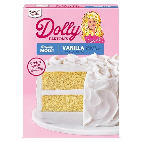 Duncan Hines Dolly Parton's Vanilla Flavored Cake Mix, 15.25 oz.