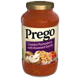 Prego Cremini Pomodoro With Roasted Garlic Pasta Sauce, 23.5 OZ Jar