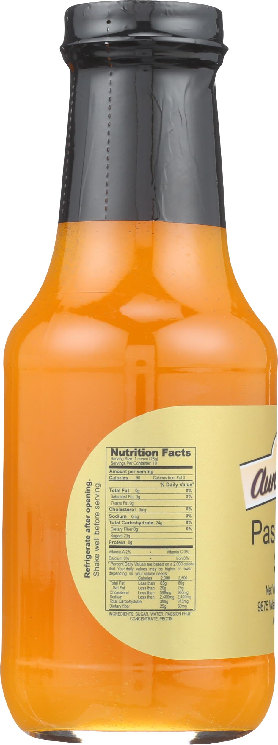 Aunty Lilikoi Passion Fruit Syrup, 10 OZ
