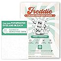 Freddie Laundry Detergent Sheets - Recyclable Packaging - No Mess Strips - 60 Loads - Crisp Frosty Mountain Scent