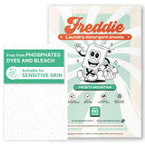 Freddie Laundry Detergent Sheets - Recyclable Packaging - No Mess Strips - 60 Loads - Crisp Frosty Mountain Scent