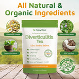 CALMING BLENDS Diverticulitis Tea | All Natural, Caffeine Free, Digestive Health | 2 Pack