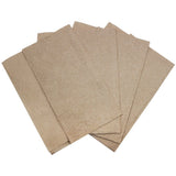 Karat KN-F1213-1K 12"x13" Off-Fold Napkins - Kraft (Case of 6000)