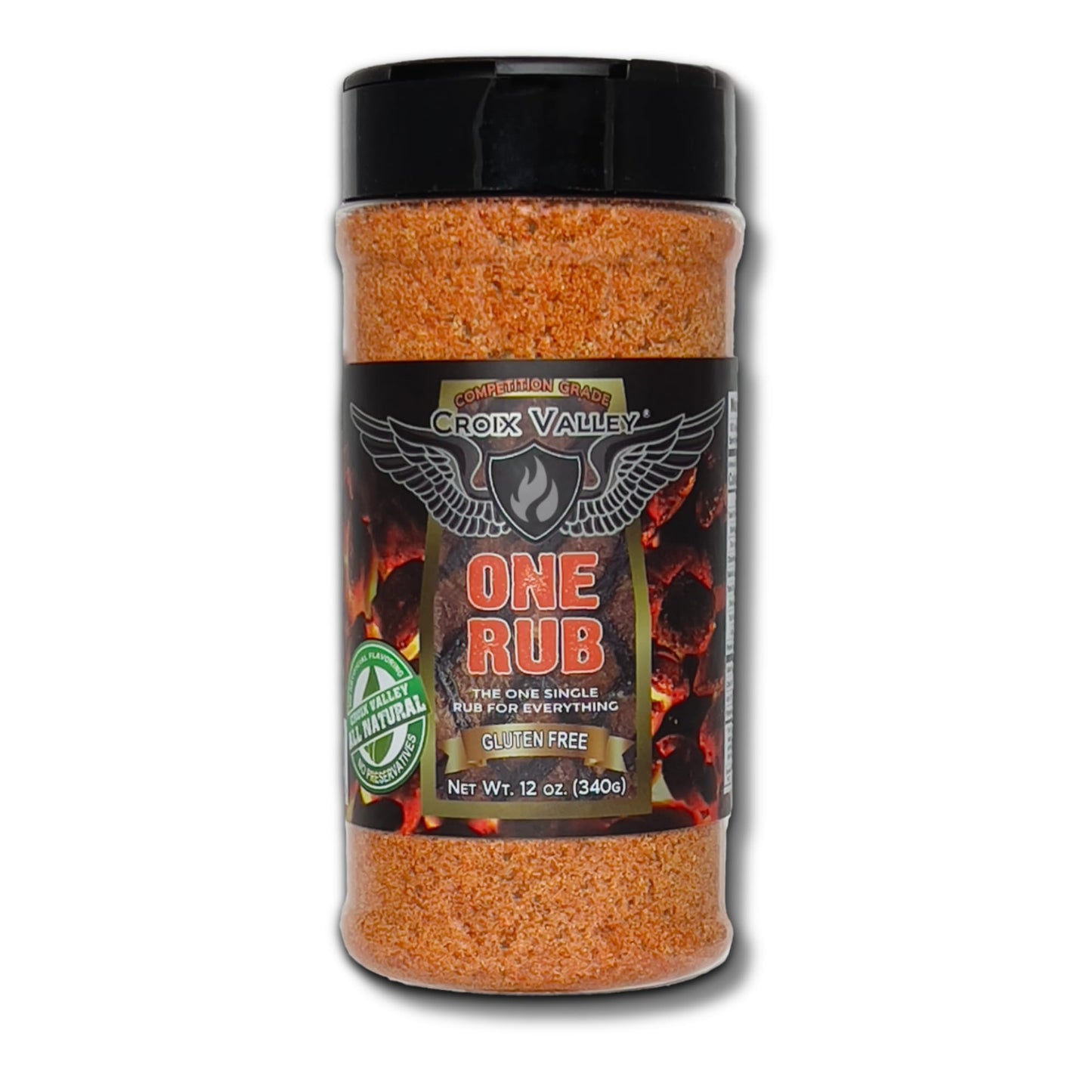 Croix Valley One Rub - 3 Pack (12 oz Plastic Shaker Bottle) - Deep Savory Umami with Bold Steakhouse Flavor - Gluten-Free, All-Natural, Vegan