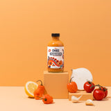 Cien Chiles The Habanero | All Natural Sauce | Zero Sugars, Non-GMO, Gluten-Free, Vegan | 8 OZ Bottle