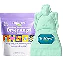 Truly Free Dryer Angel - Natural Dryer Sheet Alt, Non-Toxic Reusable Fabric Softener Booster Sheets, Safe for Babies & Sensitive Skin, Laundry