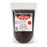 Don Ponchos Hibiscus Tea Organic 1Lb - Premium Hibiscus Flowers for Loose Leaf Tea - Flor de Jamaica for Refreshing, Aromatic Herbal Infusion - Ideal