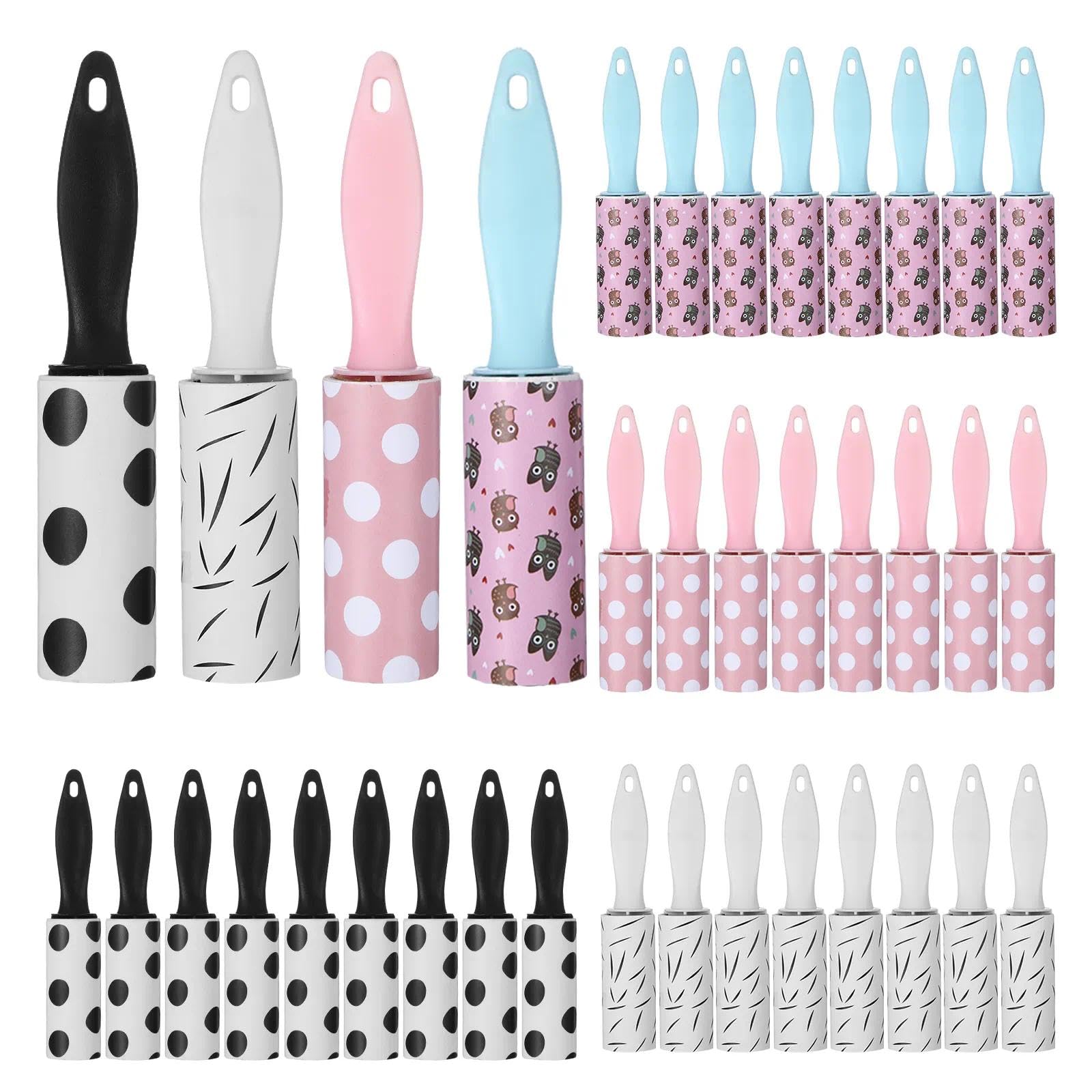 36 PCS Mini Lint Roller 1080 Sheets Rollers for Pet Hair Extra Sticky Travel Size Pet Hair Remover Compact Lint Roller for Clothes Portable Sticky