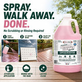 Citra-Shield Outdoor - Concrete, Roof, Walls, Headstone, Deck, and Vinyl Siding Cleaner - RTU Outdoor Cleaner Pack of 4